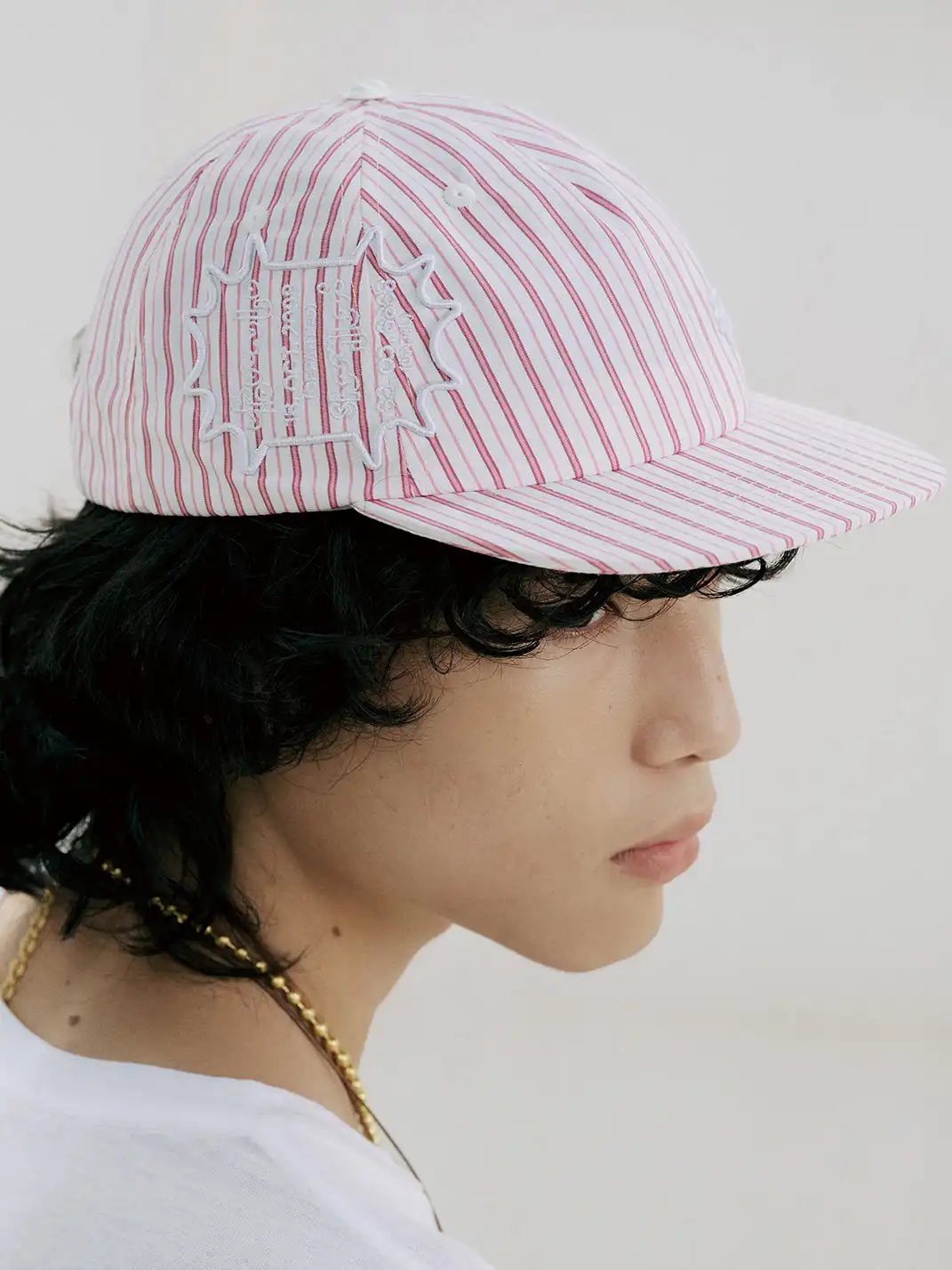 FOMULO | Seal Embroidery Flat Brim Hat