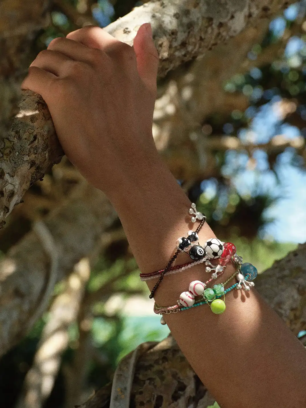 FOMULO | Baseball Frog Claw Bracelet