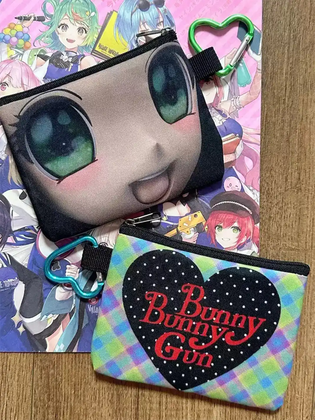 Bunnybunnygun | Double-Sided Charm Card Holder Wallet