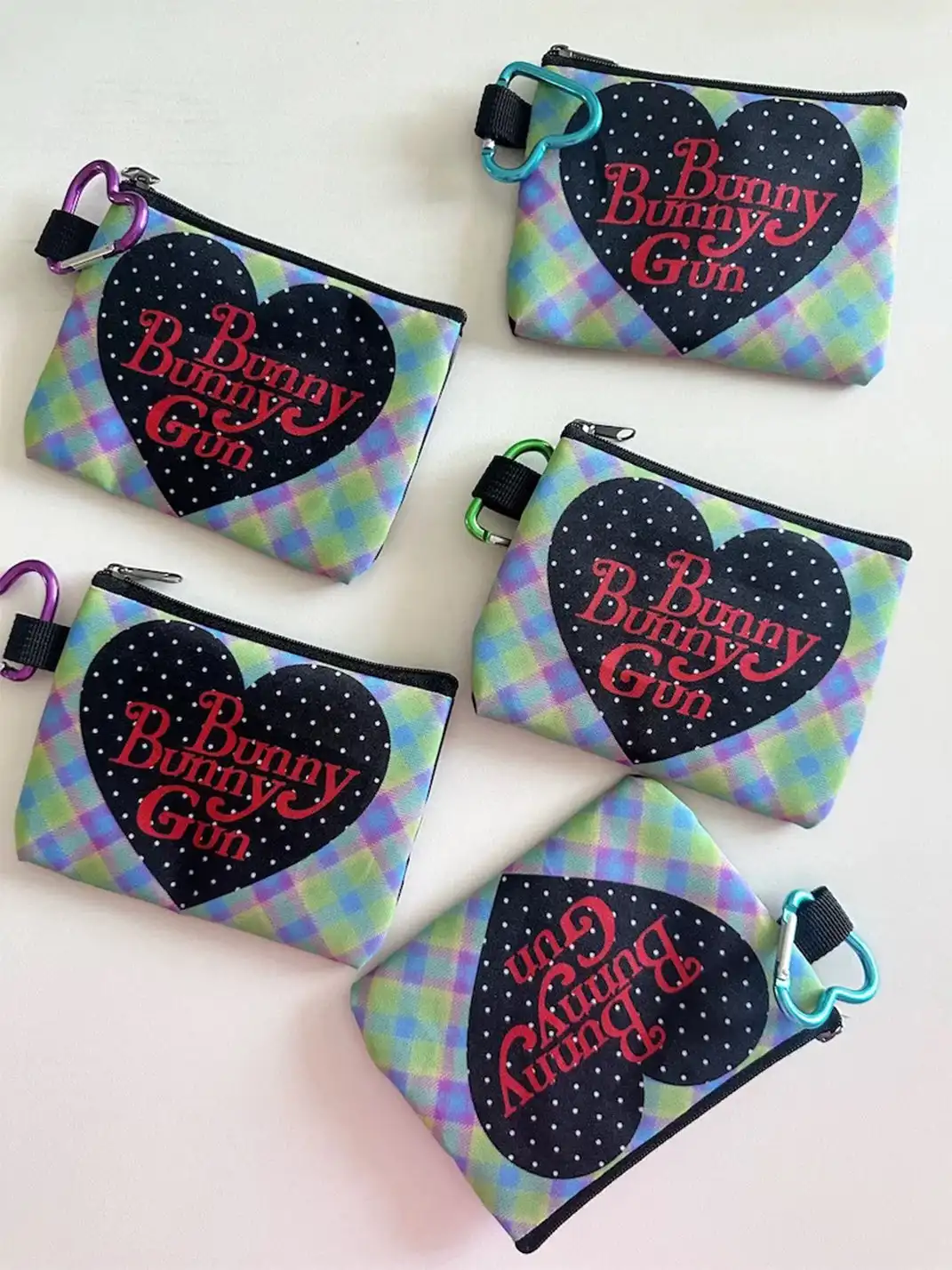Bunnybunnygun | Double-Sided Charm Card Holder Wallet