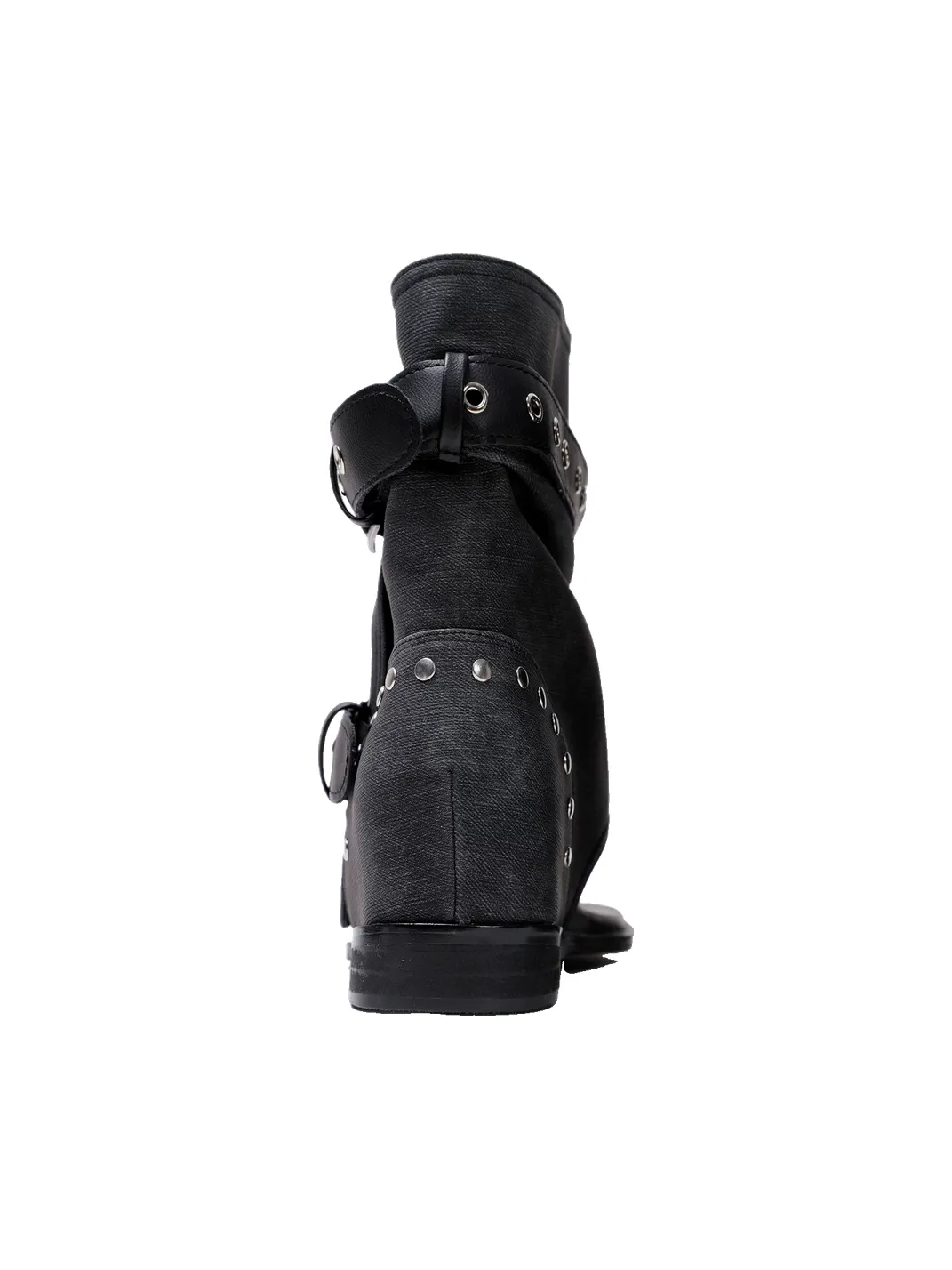 PINJIAHUI | Thong Denim Ankle Sandal Boots