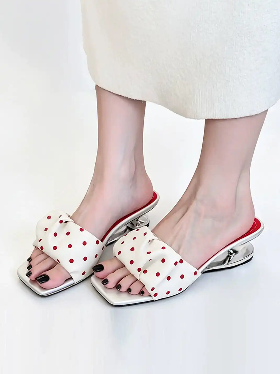 PINJIAHUI | Square Toe Versatile High Heels
