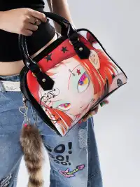 Oogreenapple | Subculture Doll Asymmetric Shoulder Handbag