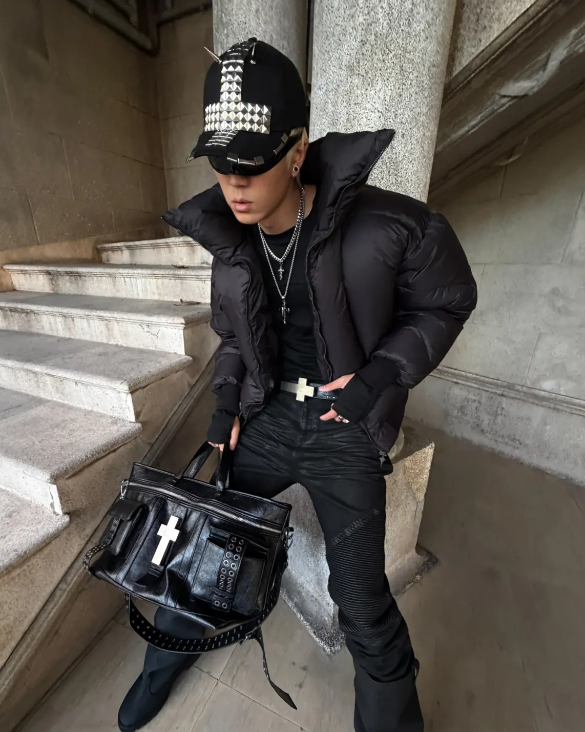 REBEL WAVE — Heavy Fit, Cold Soul. Built for winter. Armed for the street. 👉 Tap in psylos1.com #RebelWave #psylos1 #WinterFits #StreetArmor #BlackAesthetic (8/9)