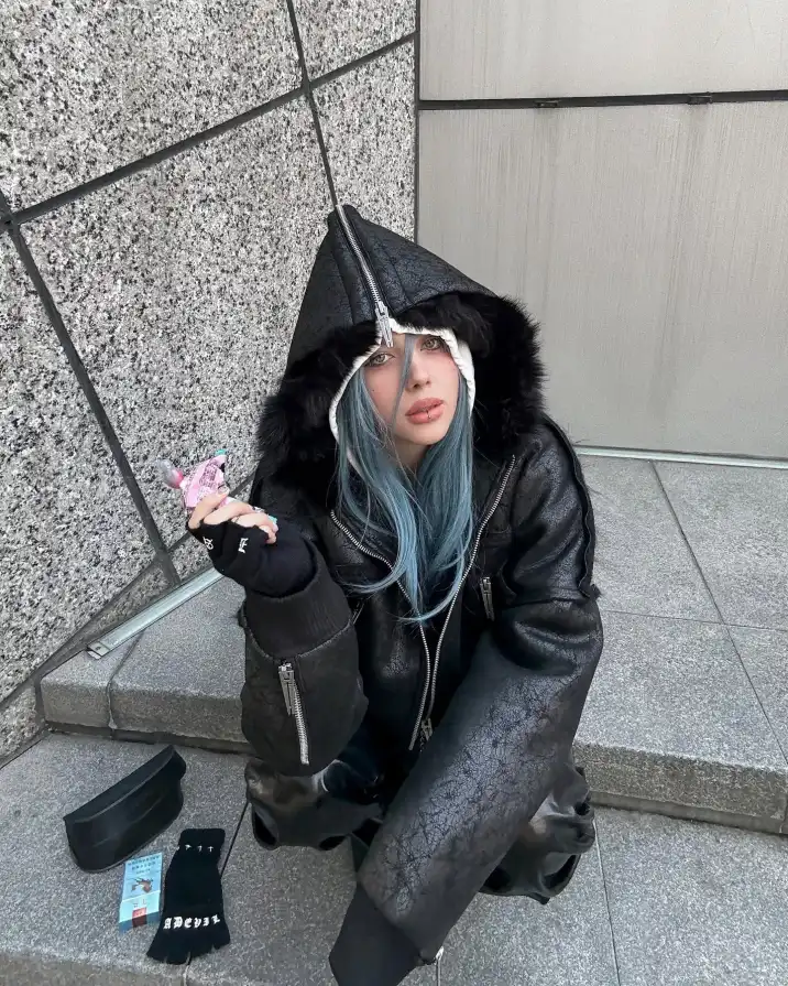 Synthetic skin peeling back. Cold steel against a pulse that refuses to slow. Disconnect to reconnect at PSYLOS1.COM REBEL WAVE #cybercore #avantgardefashion #subversivebasics #chrome #futurism (5/8)