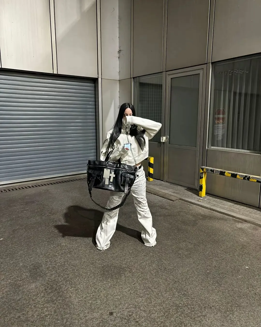Steel skins under dying skies. Dress like the system already failed. Boot sequence starts at PSYLOS1.COM REBEL WAVE #RebelWave #Techwear #DarkWear #PostCollapse #AvantGarde (2/2)