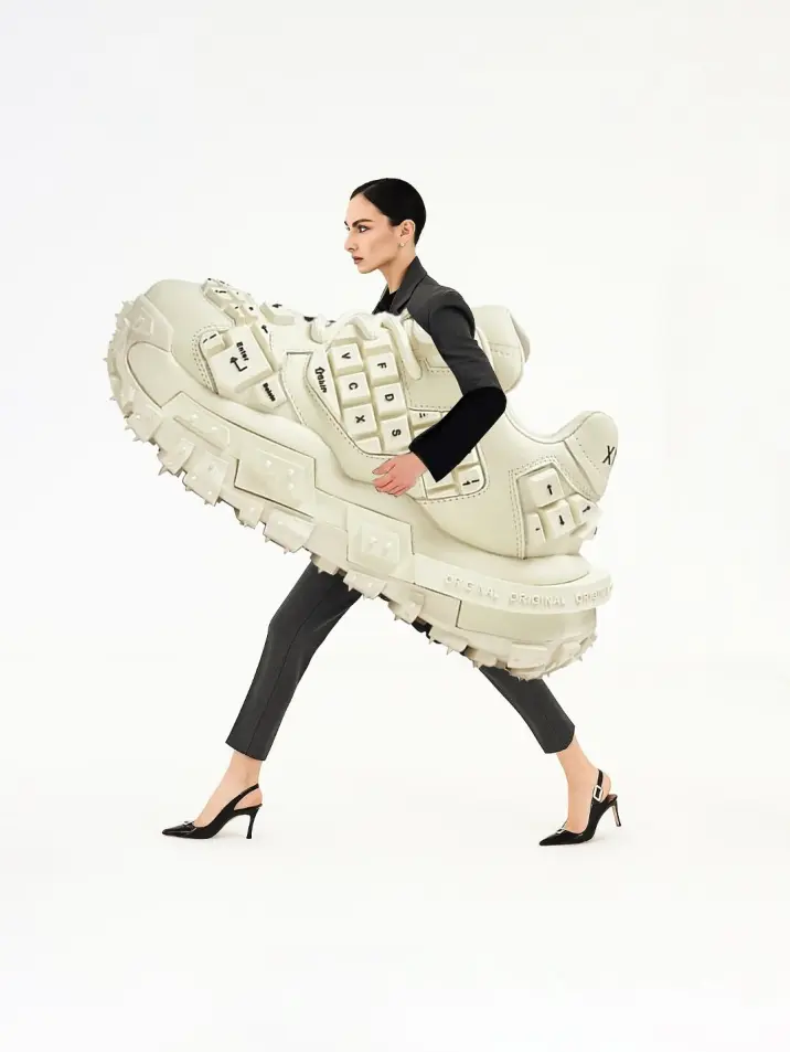 🌀 WALK INTO ANOTHER DIMENSION 🌀 When fashion dreams bigger than reality—meet the #XMZY Not just sneakers. They’re wearable illusions. 💥 Powered by oversized rebellion. 🧠 Laced with surrealist swagger. 🚶♀️ Modeled by those who refuse to walk the same. Step out, stand out. #psylos1 #psylos1me #psylos1andme #sneakers #sneakerhead #sneakerholics #shoeaddict #fashioninspo #grwm #newarrivals #fashionicon #fashioninspo #cutshoes (5/5)
