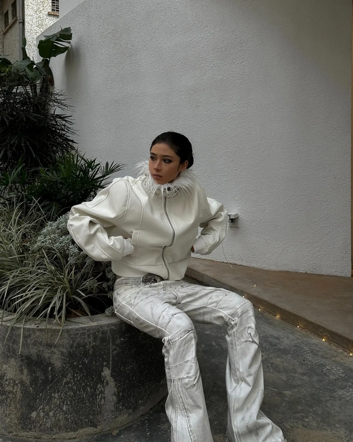 Cold season, hotter armor. White Devil Fur Collar Jacket — cut like a warning, worn like a weapon. Pre-Black Friday is live — and shipping flies. $20 off $150+ | $40 off $250+ Step into the storm at psylos1.com REBEL WAVE | White Devil Fur Collar Leather Jacket #REBELWAVE #psylos1 #blackfridaydeal #streetavantgarde #futureaesthetic (6/6)