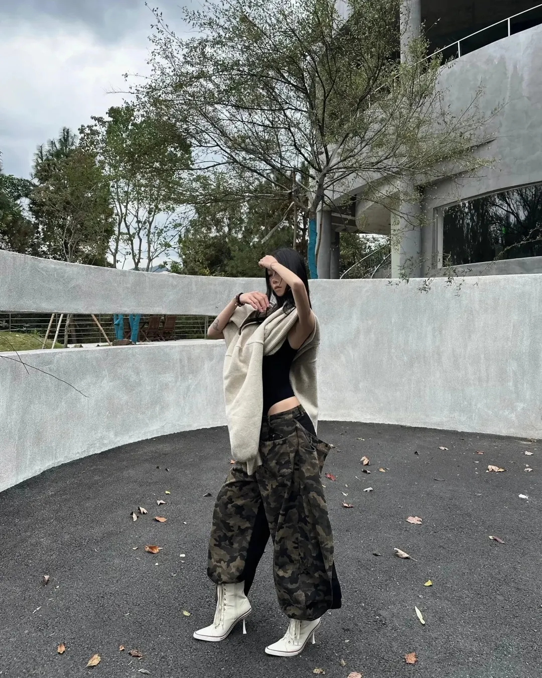 Structured shoulders. Deep crimson lining. Exist loudly in a world that wants you quiet. UNICORNBLOOD Tap the link in bio to purchase. #undergroundfashion #highfashion #gothaesthetic #ootd (5/5)