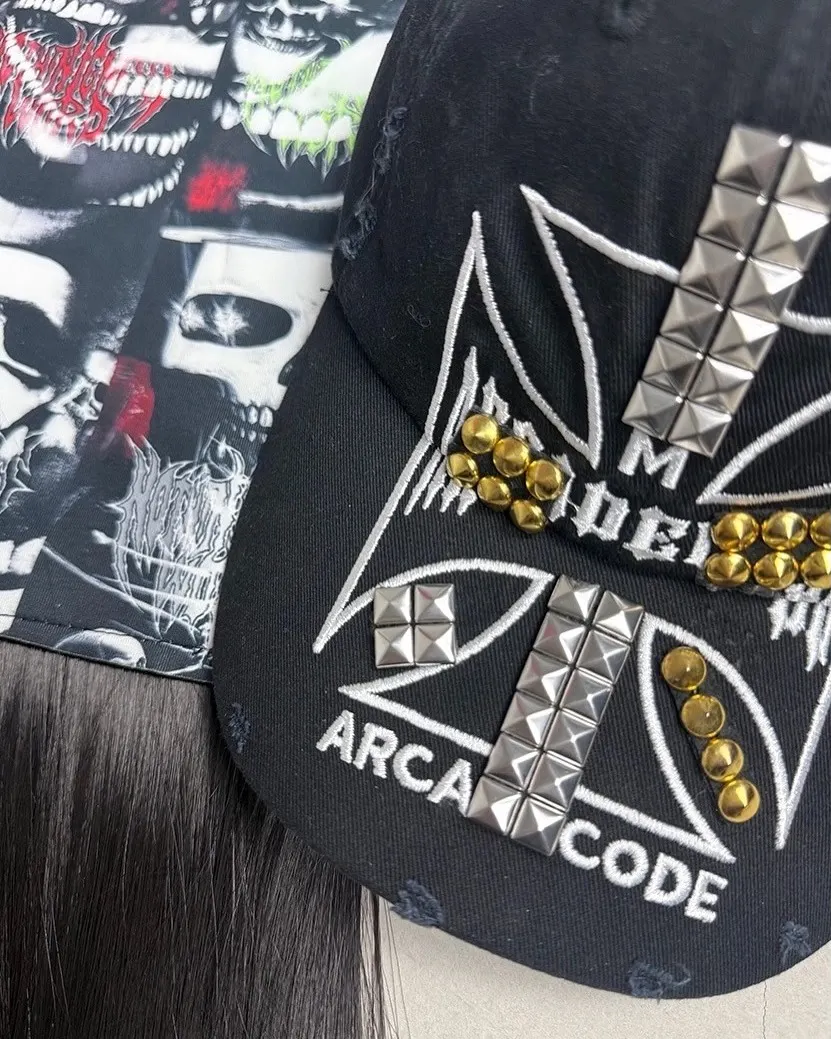 Skull patch attached. Chaos underneath. Don't just watch, disturb. NOTHINGNESS WORLD Grab yours via link in bio #nothingnessworld #darkstreetwear #punkstyle #edgyfashion (4/7)