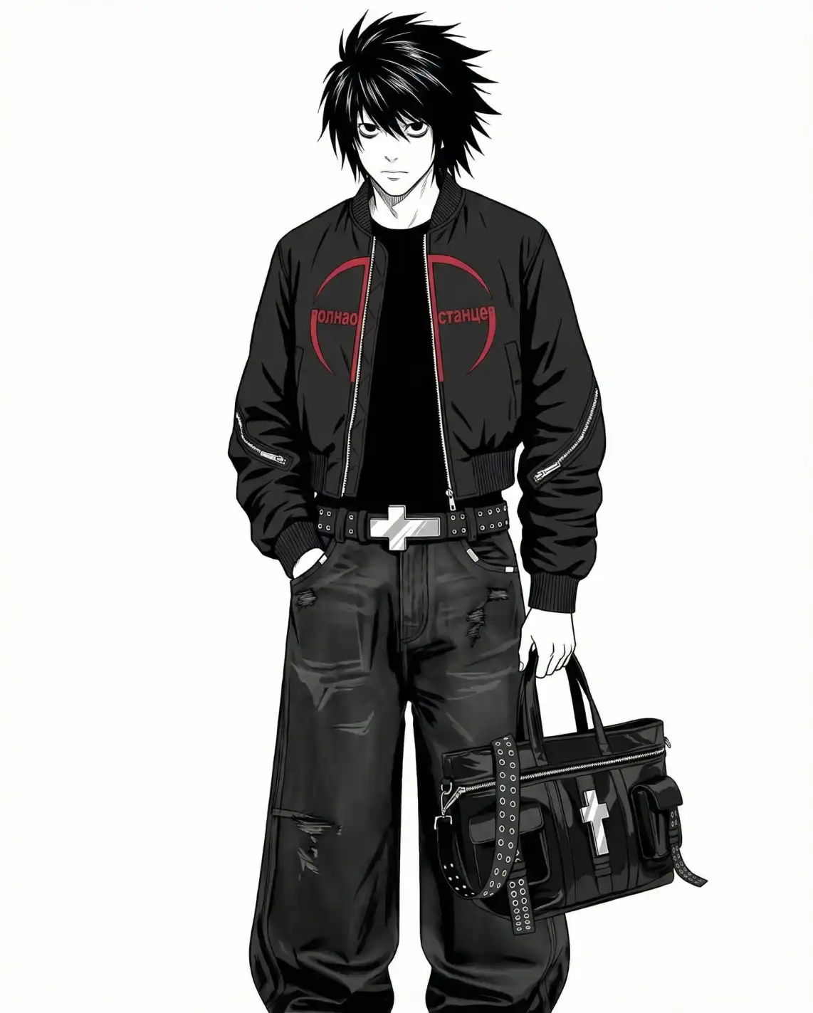 Reality fractured. Polished chrome, piercing the mundane. Shatter the algorithm at PSYLOS1.COM BOYS IN REBEL WAVE GIRL IN NOLA #avantgardefashion #cyberpunk #futurewear #chromeaesthetic #edgyfashion (4/6)