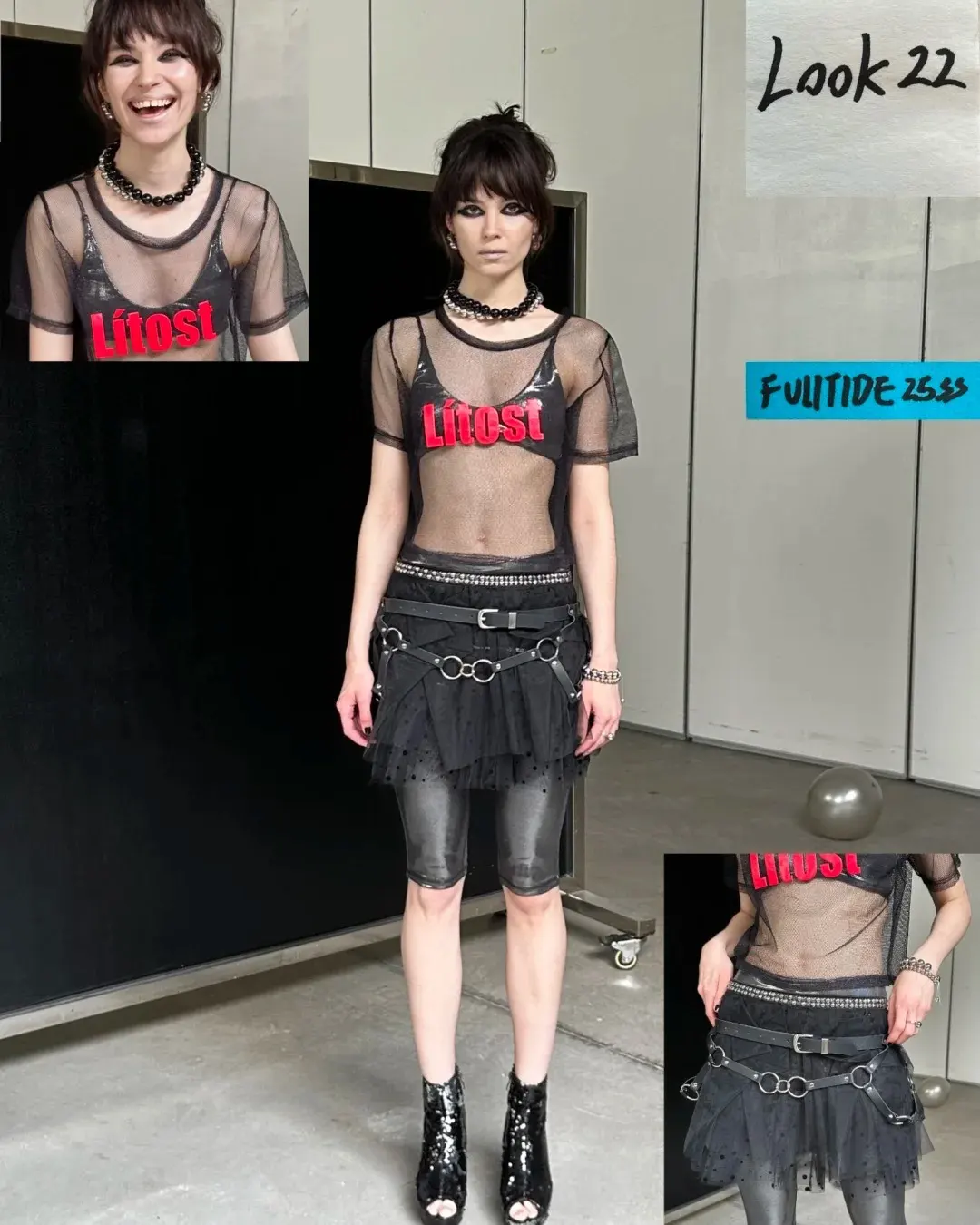 Chaos theory stitched into existence. 🧪 The sculptural headpiece signals the final transmission before the system crashes. Wear the noise at psylos1.com #FULLTIDE #AvantGarde #DeconstructedFashion #PunkCouture #WearableArt (2/9)
