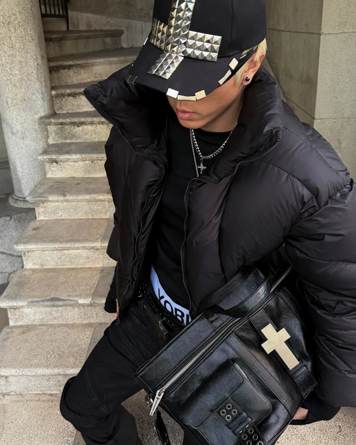 REBEL WAVE — Heavy Fit, Cold Soul. Built for winter. Armed for the street. 👉 Tap in psylos1.com #RebelWave #psylos1 #WinterFits #StreetArmor #BlackAesthetic (3/9)