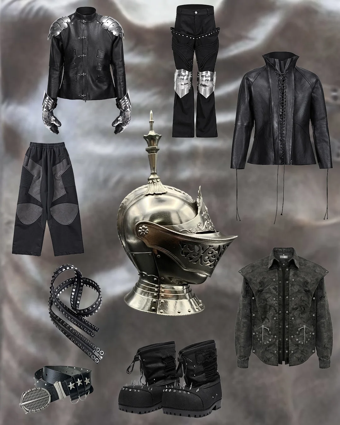 From Wild to Warrior โ Halloween Reimagined Leopard, tiger, serpent, zebra โ primal grace. Knight โ human armor, silent power. No mask, no act โ only transformation. ๐พ Own the second skin โ psylos1.com #psylos1 #halloweencore #animalinstincts #knightstyle #darkfashion #streetavantgarde (1/6)